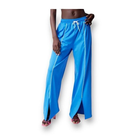 Daisy Street Wide Leg Track Pants Size Small - Picture 1 of 9